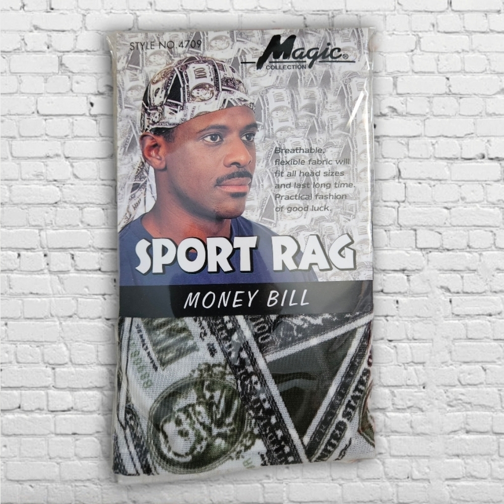 NWT/ Magic Collection Money Bill Sport Rag #4709